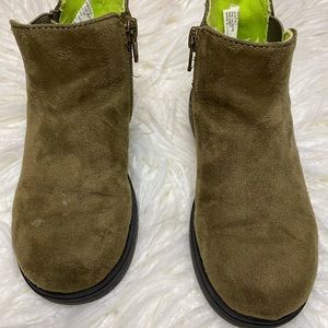 Boys brown suede boots - Zipper closure